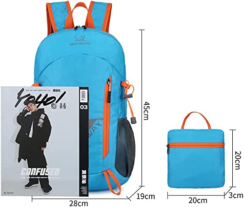 Foldable Back Pack Bags Outdoor Travel Daypack Casual Foldable Camping Bag Sports Backpack