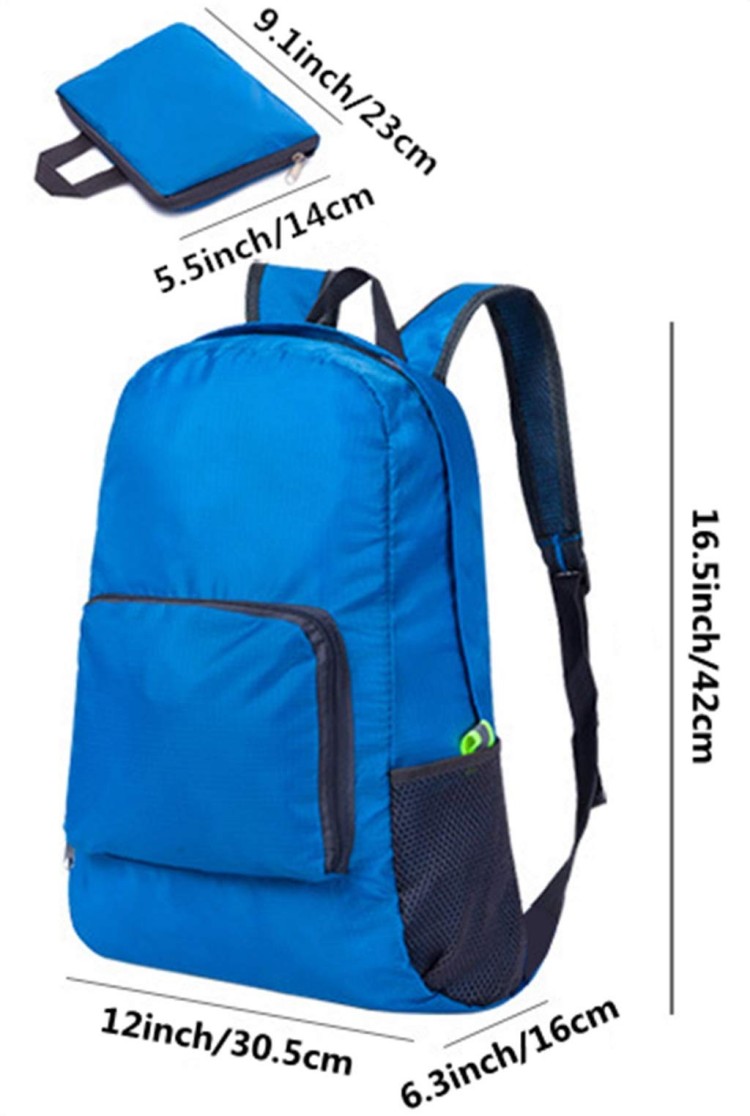 Waterproof Lightweight Packable Foldable Rucksack Backpack For Men Women
