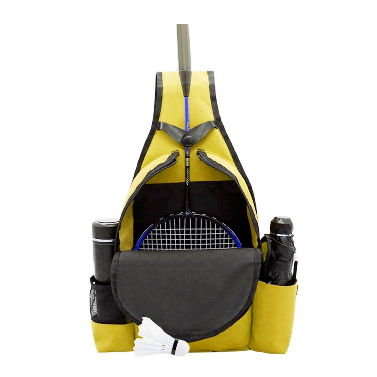 Badminton Racket Bag,Badminton Racket Carrying Backpack for Men Women with Two Side Pockets,Sports