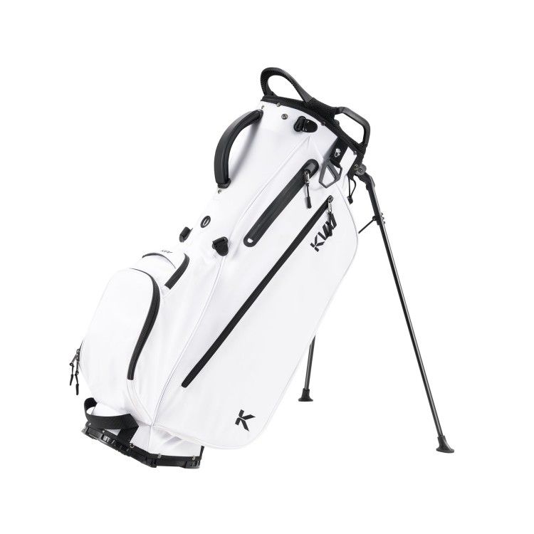 Custom Lightweight Golf Stand Bag with 7 Way Full-Length Dividers, 5 Zippered Pockets