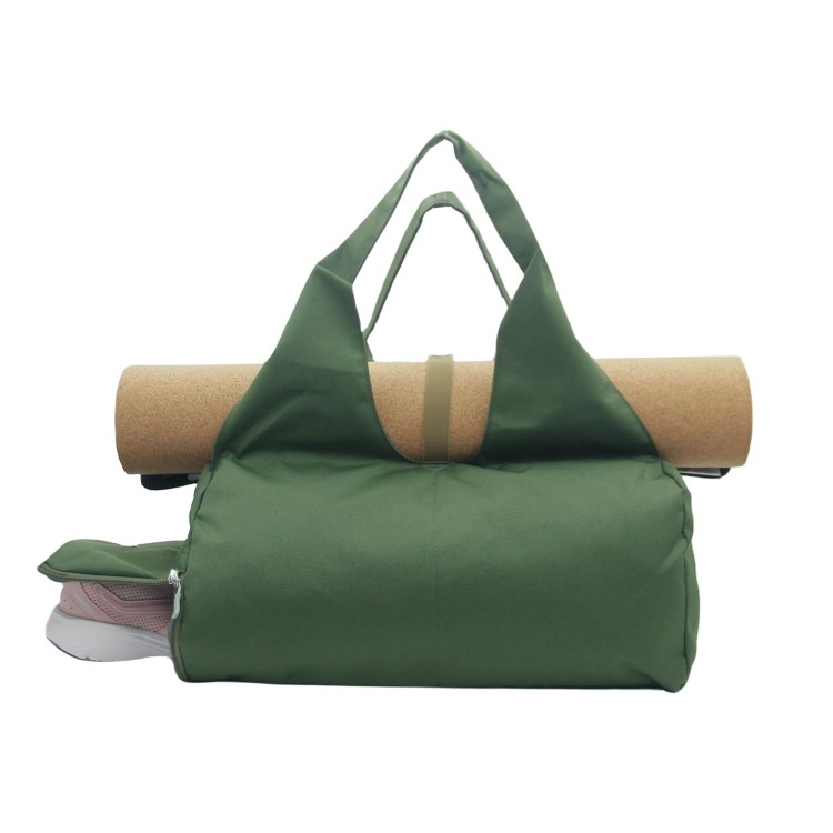 Small Gym Bag for Women with Shoe Compartment and Wet Pocket Sports Travel Duffel Bag for Yoga