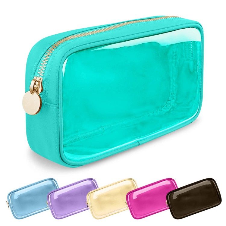 Colorful Makeup Bag,Transparent Waterproof Storage Bag