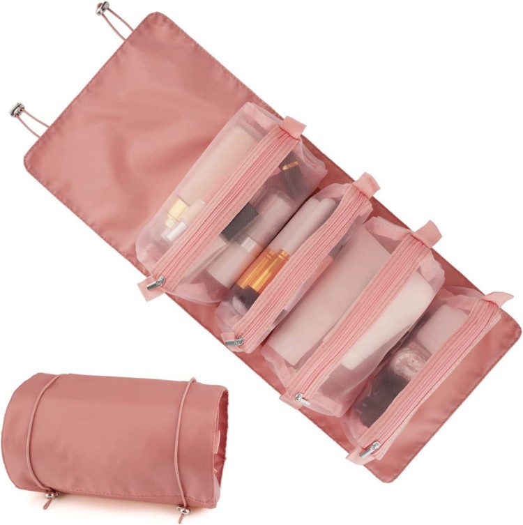 Makeup Pouches for Women,Roll Up Cosmetic Bag