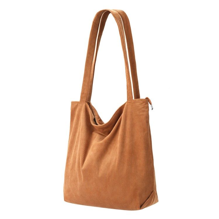 Corduroy Tote Bag for Women,tote bag for school,Large Capacity