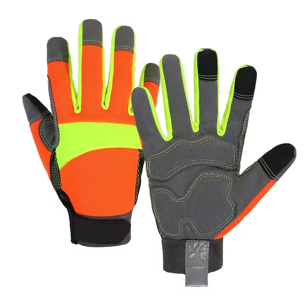 Safety Gloves Leather Working Custom Logo