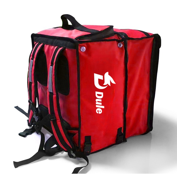 Bicycle Motorcycle Food Delivery Backpack Large Custom Print Thermal Insulated Food Delivery Pizza Bag