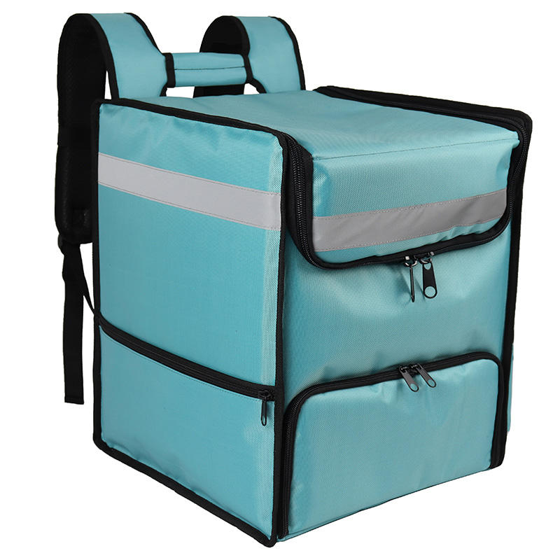 Big Capacity Food Bag,Food Delivery Backpack for Motorcycle Front Load Insulated with Drink Holder