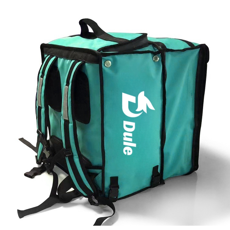 Expandable Large Doubledeck Insulated Food Bag,Thermal Pizza Delivery Box For Scooter