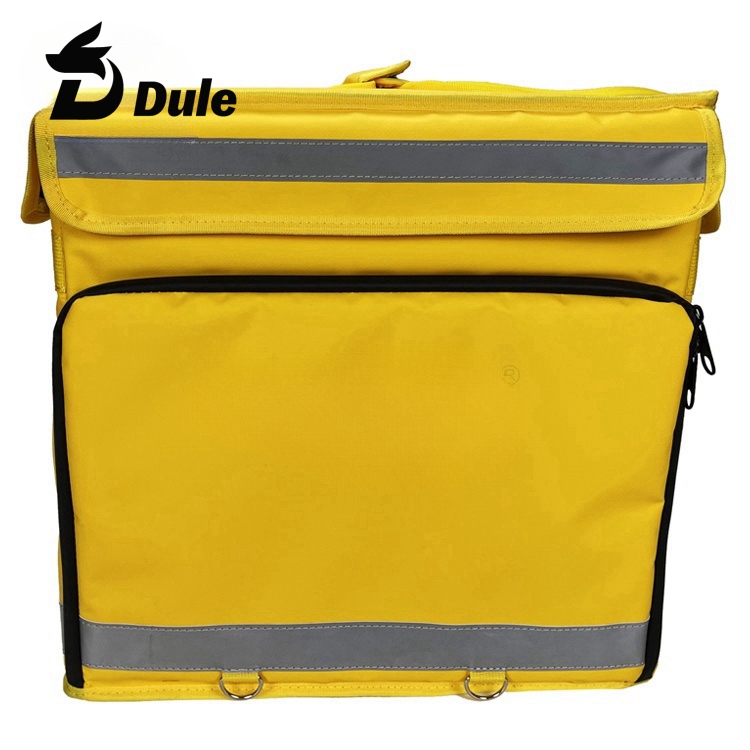 Two Opening Thermal Motorcycle Cooler Delivery Bag,Portable Insulated Pizza Food Delivery Backpack