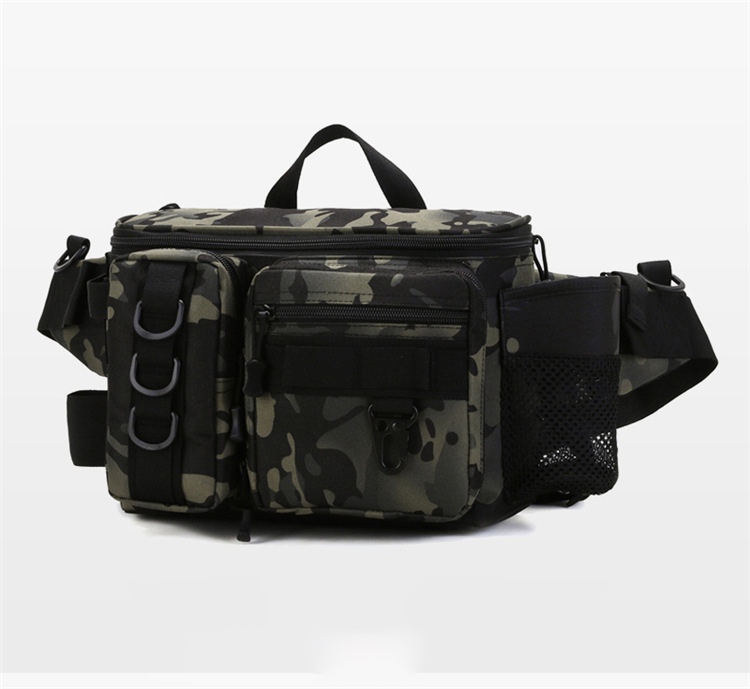 Multifunctional Fishing Tackle Bag Waist Pack Storage Bag for Fishing Lures,Tackle Gear, Utility