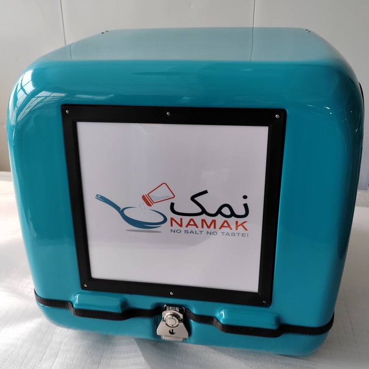 Motorbike Accessories Helmet Fiberglass motorcycle Delivery Thermal Box