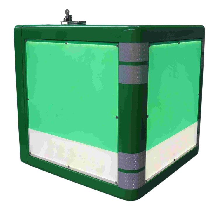 Advertising Motorcycle Delivery Tricycle Tail Box With Led For Outdoor Delivery High Solution Led Screen Box