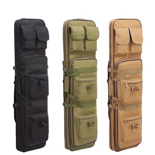 Double Long Tactical Gun Bag Transportation Case Outdoor Military Bag